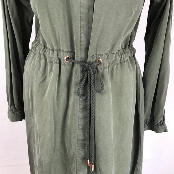 Olive green work dress - Picture 2 of 5